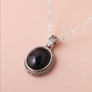 Geometric Charm Pendant Necklace